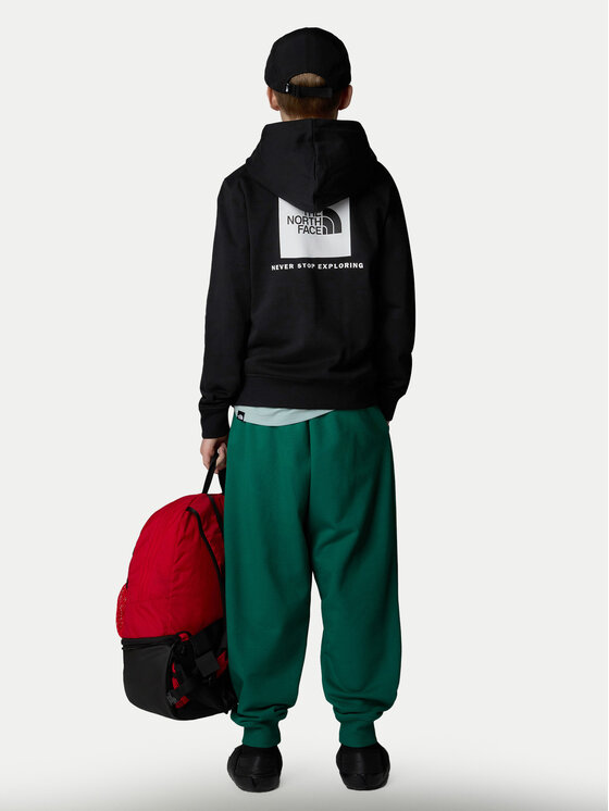 The North Face The North Face Majica dugih rukava Redbox NF0A89H9 Crna Relaxed Fit
