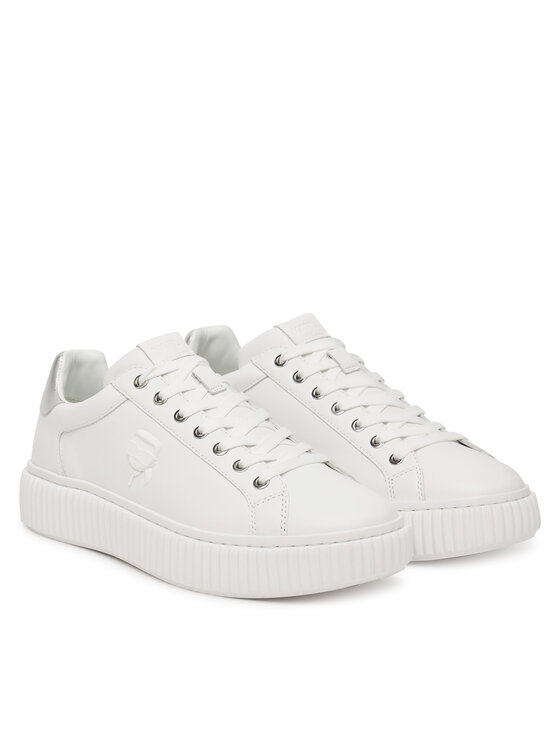 KARL LAGERFELD KARL LAGERFELD Sneakersy Kaprika KL24270N Bílá