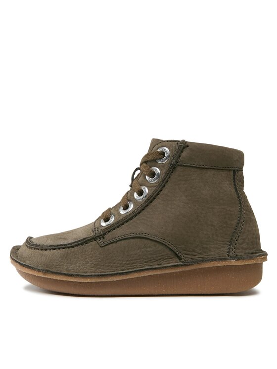 Clarks Clarks Kotníková obuv Funny Cedar 261738864 Khaki