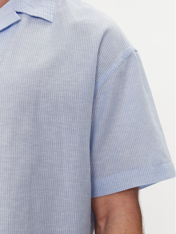 Jack&Jones Jack&Jones Srajca Summer 12248382 Modra Relaxed Fit