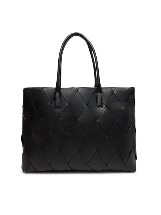 Calvin Klein Calvin Klein Ročna torba Ck Woven Medium Shopper K60K612994 Črna