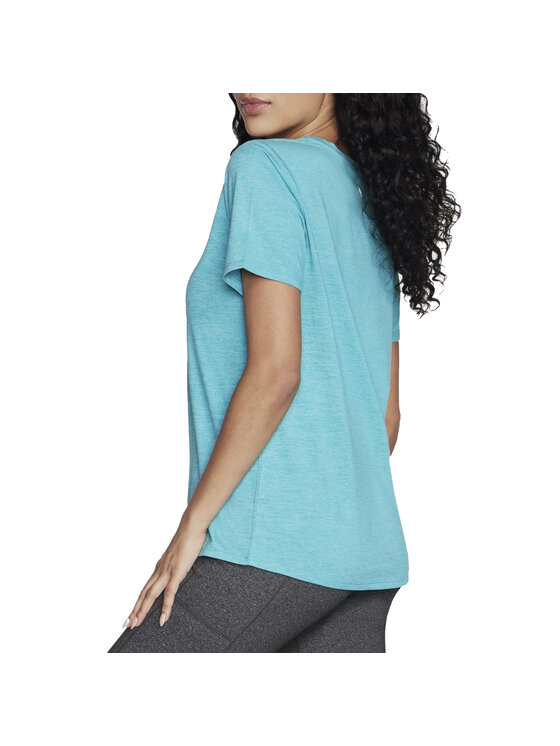 Skechers Skechers T-shirt Skechers Go Dri Swift Tee Blu Regular Fit