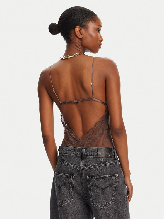 Patrizia Pepe Patrizia Pepe Body 2I0143/A602-B825 Hnědá