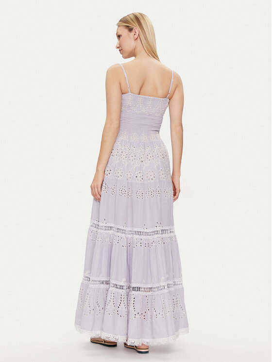 Iconique Iconique Rochie de vară Joy IC24-062 Albastru Regular Fit