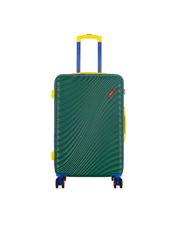 Valiză medie Semi Line T5936-2 Verde