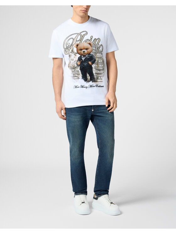 PHILIPP PLEIN PHILIPP PLEIN T-Shirt 29886 Bílá Regular Fit