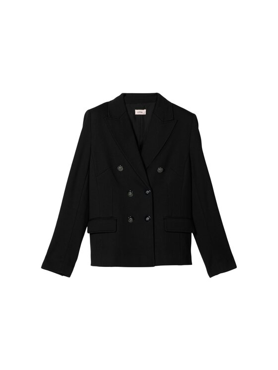 Oltre Oltre Giacca da abito Q804R004600N033 Nero Slim Fit