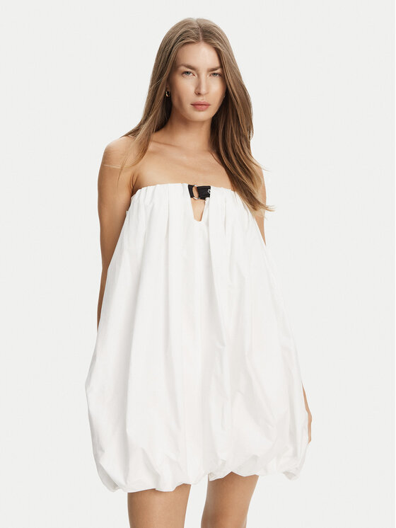 PINKO PINKO Sukienka letnia 105211 A2LD ZZ1 Biały Regular Fit