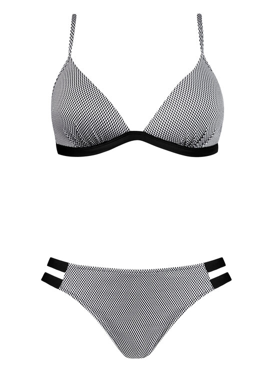 Miss Lou Miss Lou Bikini ML011 Czarny