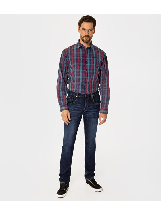 Lee Cooper Lee Cooper Jeansy NORRIS 2424 Granatowy Slim Fit