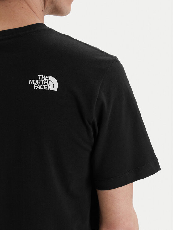 The North Face The North Face T-Shirt Mountain Line NF0A8GUX Μαύρο Regular Fit