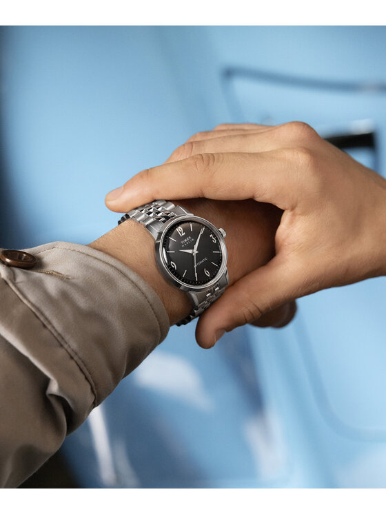 Timex Timex Hodinky TW2W93200 Strieborná