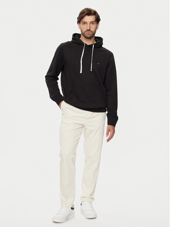 Tommy Hilfiger Tommy Hilfiger Džemperis Essential MW0MW37230 Juoda Regular Fit