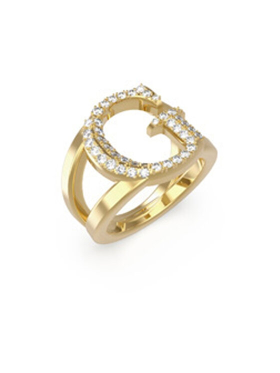 Guess Guess Prstýnek JUBR02218JWYG54 Zlatá