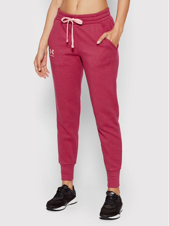 Spodnie dresowe, rozmiar M, Różowe, Ua Rival Fleece 1356416