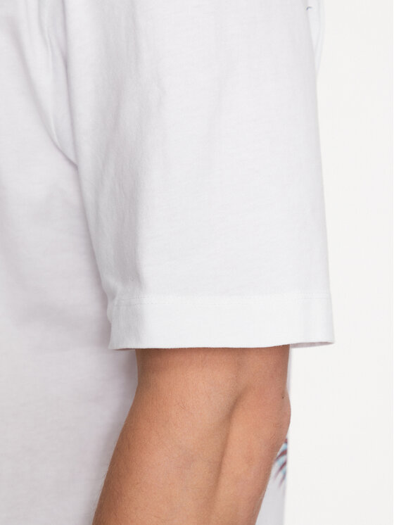 Jack & Jones Jack & Jones Marškinėliai Belmont Back 12234254 Balta Oversize