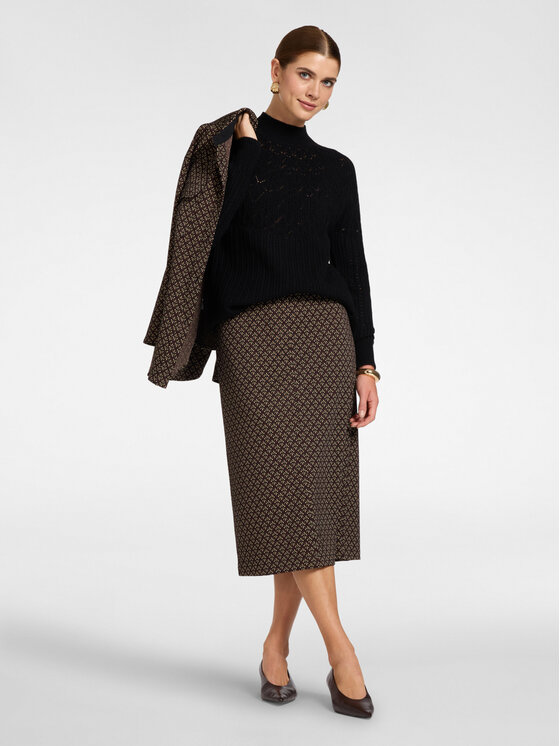 Elena Mirò Elena Mirò Sweter M029Z000790N033 Czarny Regular Fit