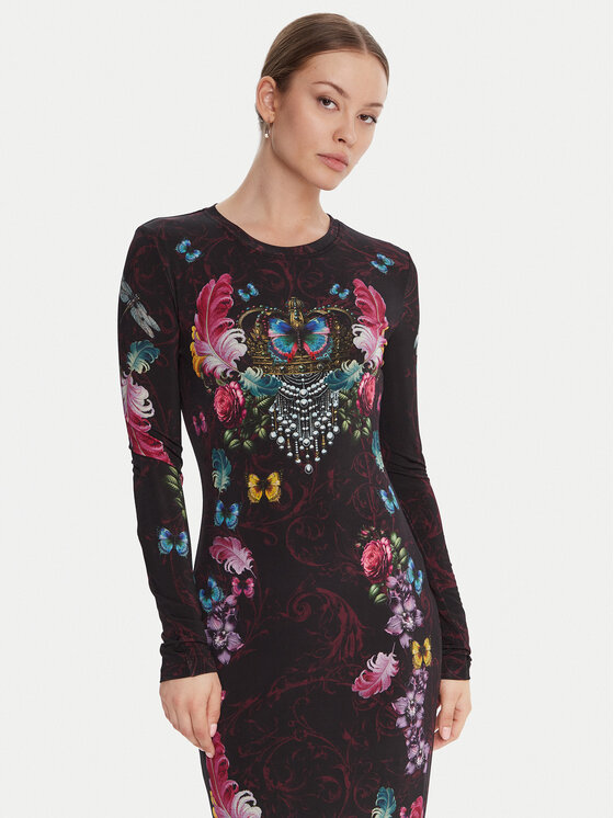 Versace Jeans Couture Versace Jeans Couture Igapäevane kleit 79HAO9P0 JS491 Must Slim Fit