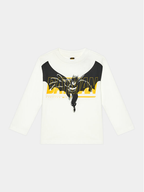 OVS Blūze BATMAN 1889127 Balts Regular Fit