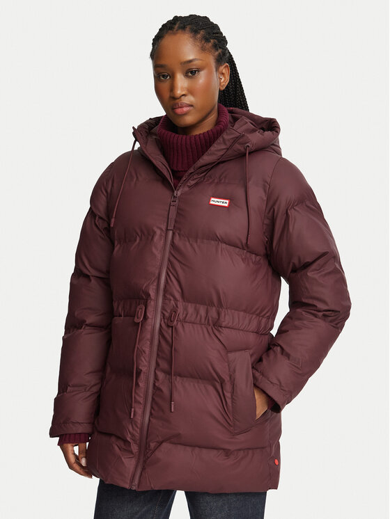 Hunter Hunter Зимова куртка HARW0002252 Бордовий Regular Fit
