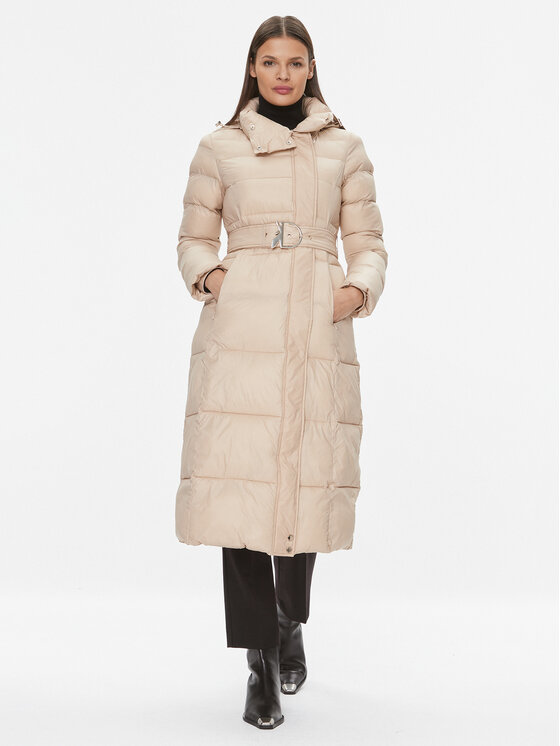 Patrizia Pepe Patrizia Pepe Зимно яке 2O0121/A9M1-B778 Бежов Regular Fit