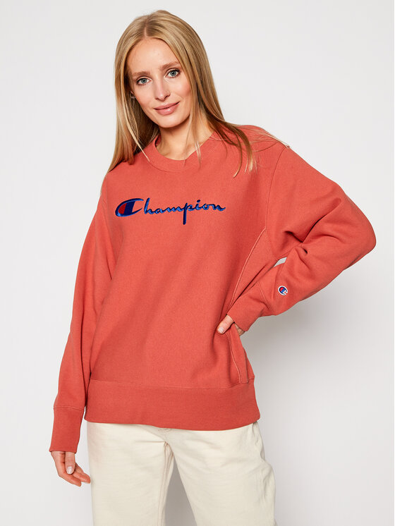 Champion felpa arancione best sale