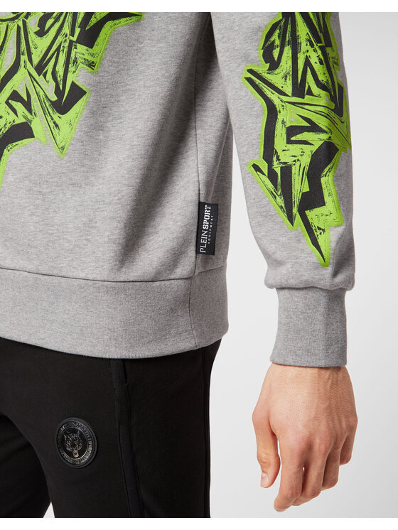 Plein Sport Plein Sport Longsleeve 4379 Grigio Regular Fit
