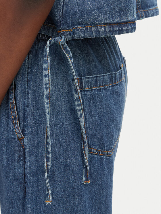 Tommy Jeans Tommy Jeans Top DW0DW22609 Niebieski Regular Fit