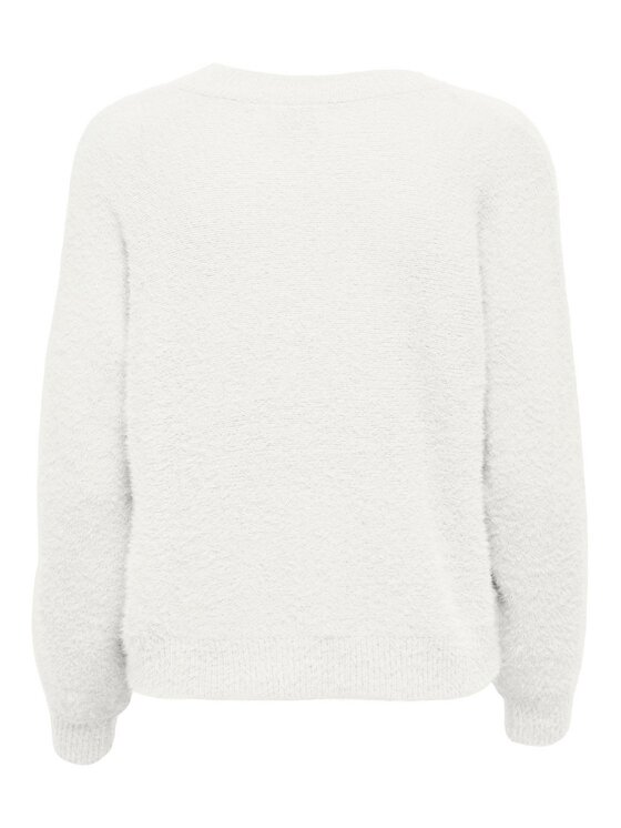 ONLY ONLY Maglione ONLELLA PIUMO L/S CC KNT Bianco Regular Fit