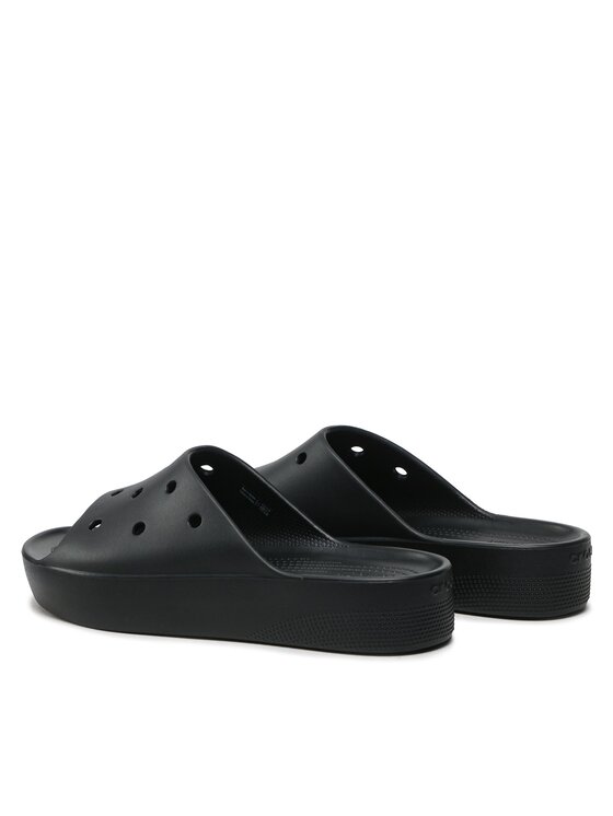 Crocs Crocs Παντόφλες Classic Platform Slide 208180 Μαύρο
