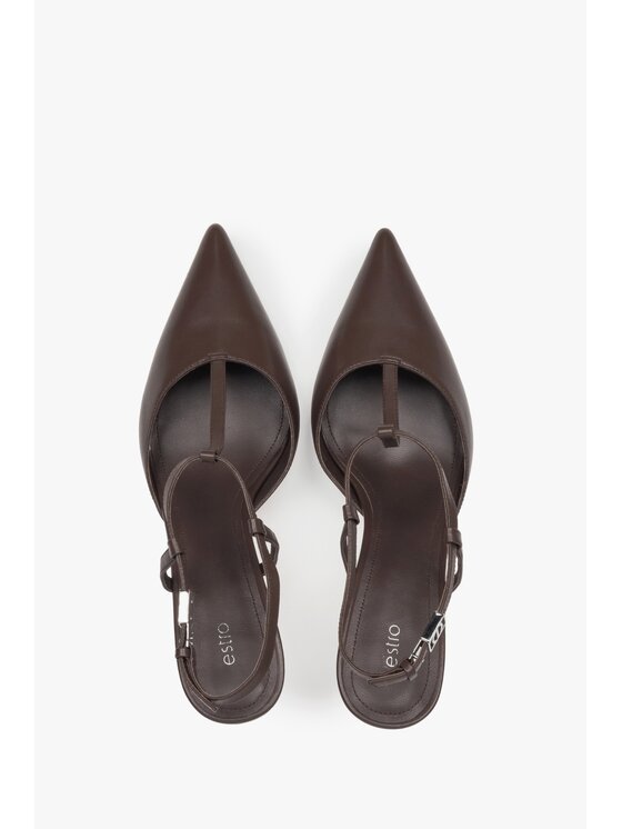 Estro Estro Γοβάκια ER00117181 Καφέ