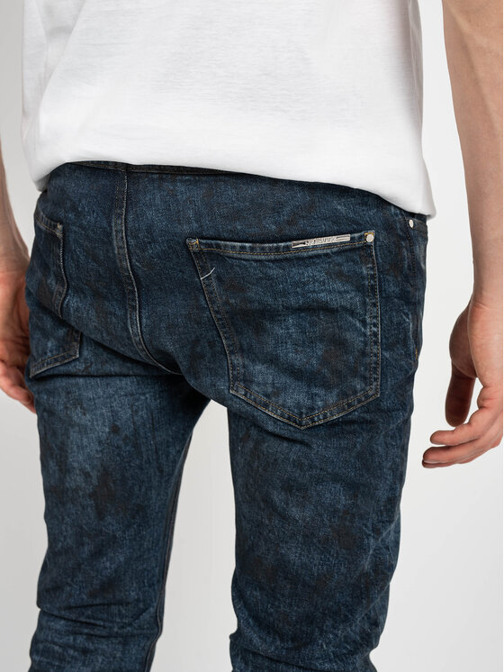 Les Hommes Les Hommes Jeansy LKD320 512U | 5 Pocket Slim Fit Jeans Modrá Slim Fit