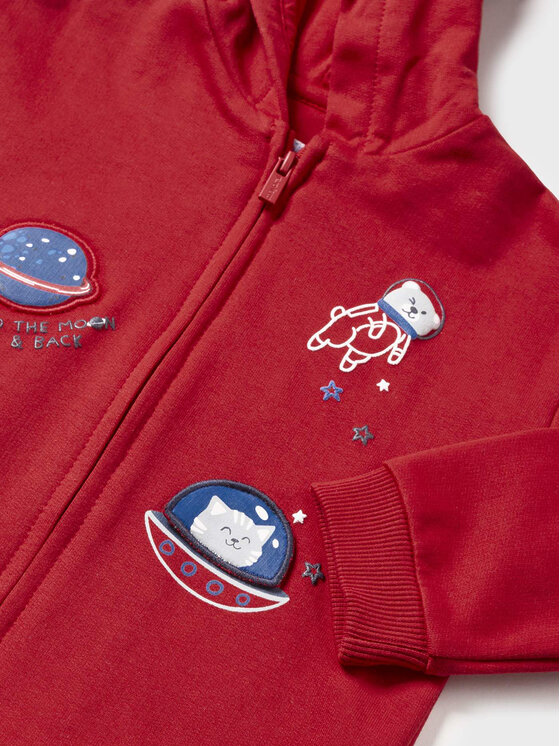 Mayoral Mayoral Felpa 2.443 Rosso Regular Fit
