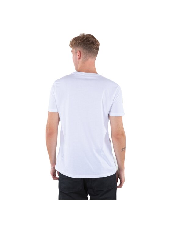 Alpha Industries Alpha Industries T-Shirt AI.118502-09-XXL Biały Regular Fit