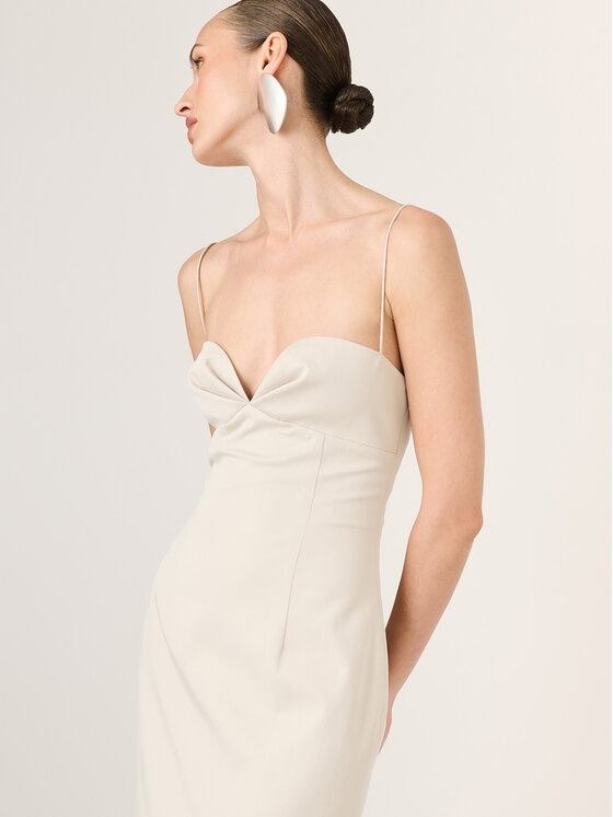 La Mania La Mania Abito da sera GEORGINA Beige Classic Fit