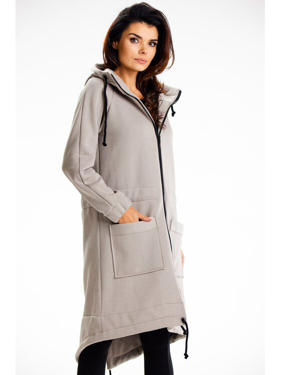 Infinite You Infinite You Felpa M333 Grigio Basic Fit