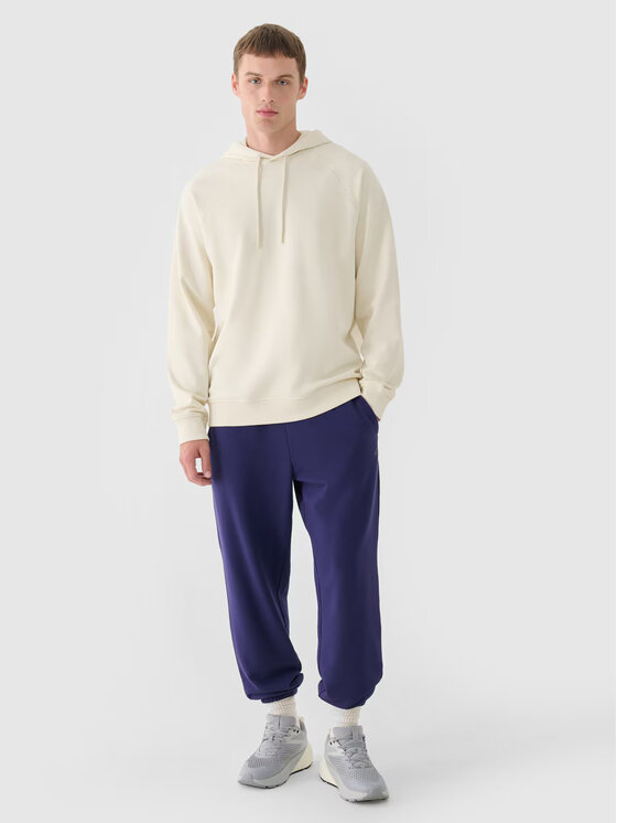 4F 4F Jogger nohavice 4FWMM00TTROM1139-31S Modrá Regular Fit