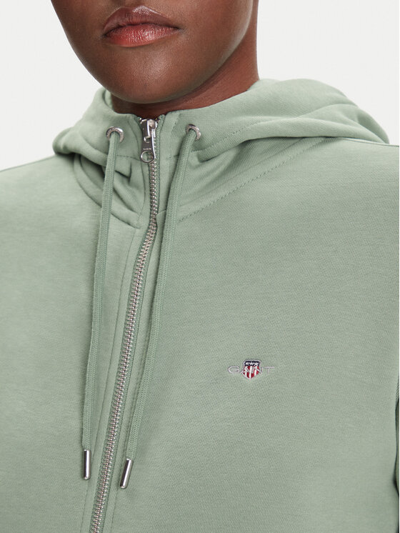 Gant Gant Bluză Shield 4201412 Verde Regular Fit
