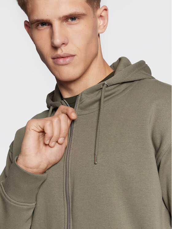 Solid Solid Felpa 21107421 Verde Regular Fit