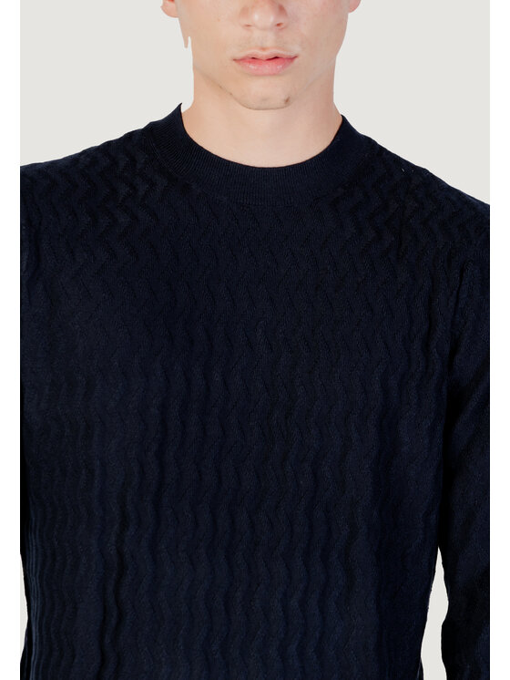 Armani Exchange Armani Exchange Maglione PULLOVER Blu Over Fit