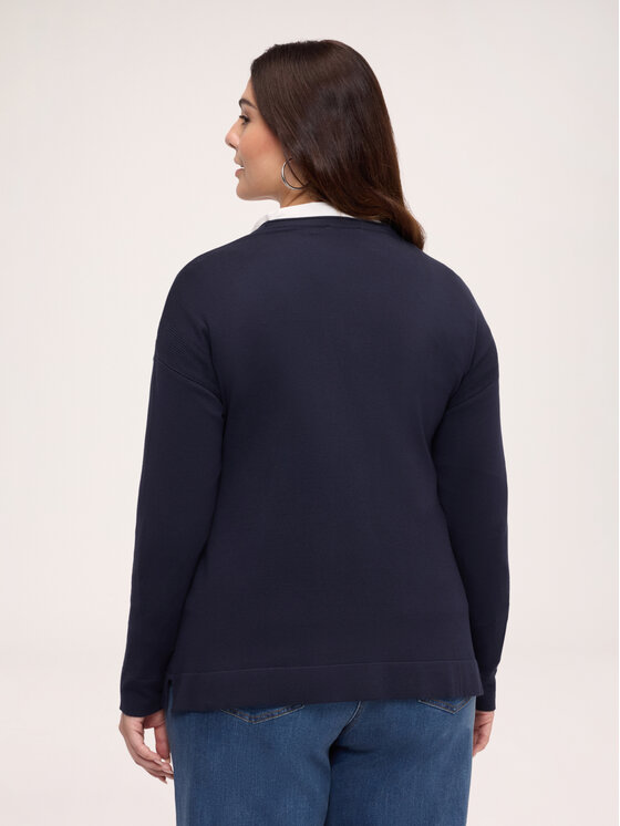 Fiorella Rubino Fiorella Rubino Kardigan M084L008356N034 Niebieski Regular Fit