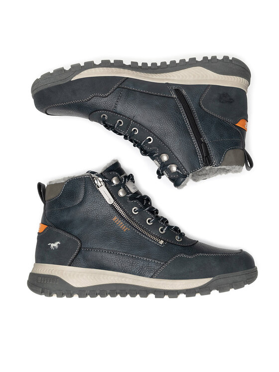 Mustang Mustang Schnürschuhe 4202-601 Dunkelblau