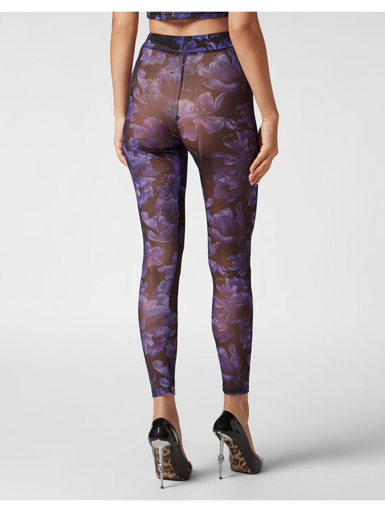 PHILIPP PLEIN PHILIPP PLEIN Legginsy 2999 Czarny Skin Tight Fit