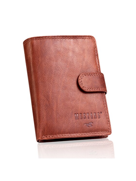 Mustang Mustang Portfel DENIMO HIGH WALLET Brązowy