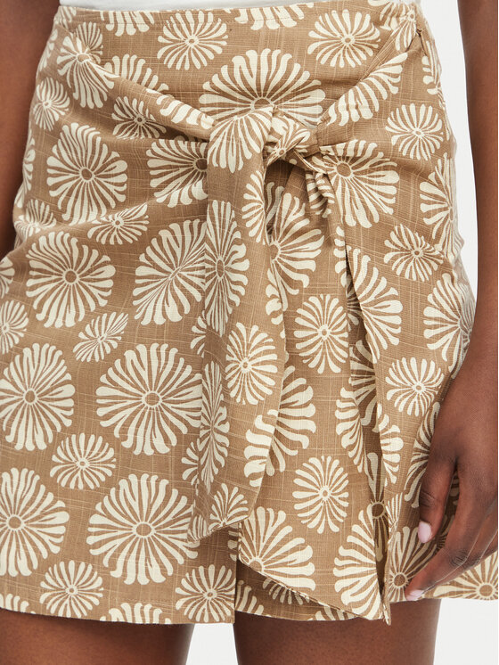 Roxy Roxy Mini suknja Summer Cocktail ERJWK03176 Bež Regular Fit