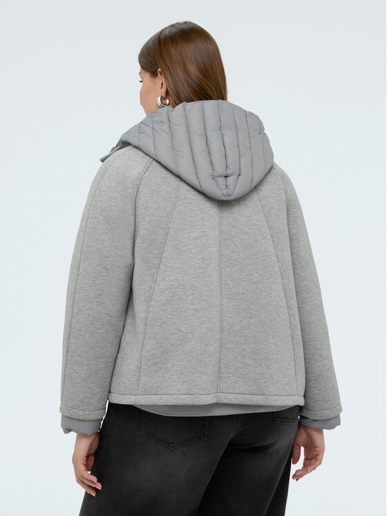 Fiorella Rubino Fiorella Rubino Giubbotto piumino F057T001491N013 Grigio A-Line Fit