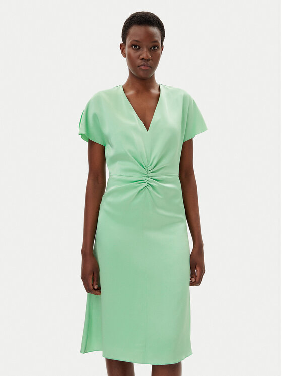 BOSS BOSS Rochie de zi Dulania 50537964 Verde Regular Fit
