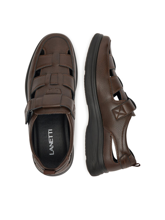 Lanetti Lanetti Sandale MSS20518-03 Smeđa