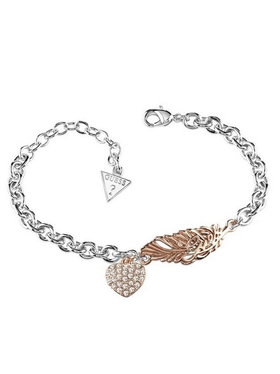 Guess Guess Náramek UBB21512-L Stříbrná