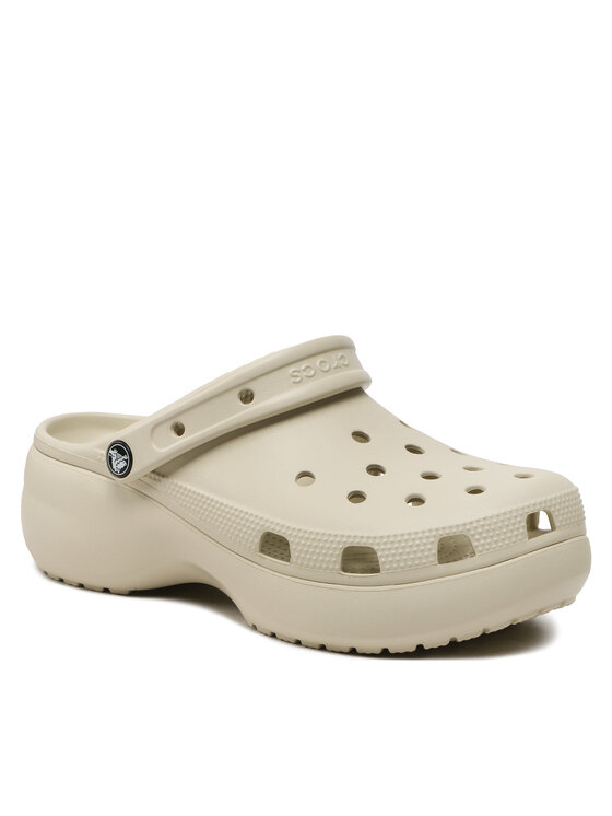 Crocs Crocs Iešļūcenes Classic Platform Clog W 206750 Bēšs